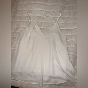 white tank with cross back